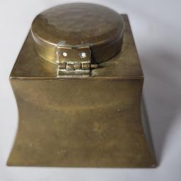 ANTIQUE IMPERIAL RUSSIAN BRASS INK WELL
