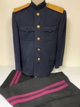 WWII USSR SOVIET RUSSIAN NAVY ADMIRAL TUNIC AND PANTS