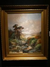 Clarence Roe Serene Landscape Oil Painting