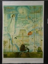 Salvador Dali Discovery of American by Christopher Columbus Signed Ltd ED Lithograph