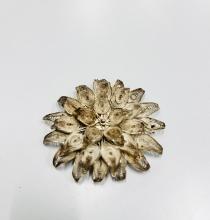 Silver Filigree Flower Pin