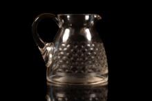 Etched Scallop Motif Pitcher