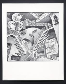 M.C. Escher Relativity Reproduction Print