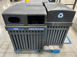 Trash And Recyclable Bins