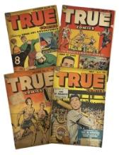 Lot of 4 | Vintage True Comic Book Collection