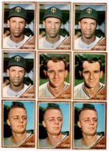 1962 Topps Baseball, Minn. Twins