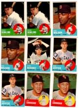 1973 Topps Baseball, Different Teams