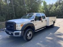 2015 Ford F550 Crew Cab 6.7L Diesel, 11ft Serivce Body