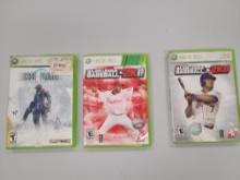 XBOX 360 Video Games lot: Lost Planet, MLB 2K11, MLB 2K8