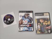 Sony Playstation 2 Video Games: Pro Drag Racing, Madden 08, MLB 2K9
