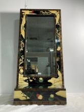 Vintage Chinese Style Chinoiserie Mirror