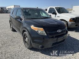 (Las Vegas, NV) 2014 Ford Explorer AWD Police Interceptor No Console Runs & Moves