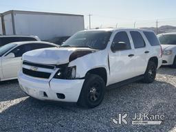 (Las Vegas, NV) 2008 Chevrolet Tahoe Police Package Towed In, Rear Seat Unsecured Wrecked, Runs & Mo