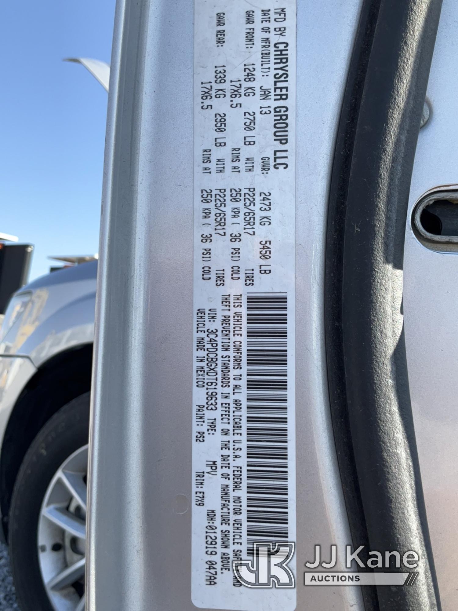 (Las Vegas, NV) 2013 Dodge Journey Towed In Bad Engine, Bad Transmission, Jump To Start, Runs & Move