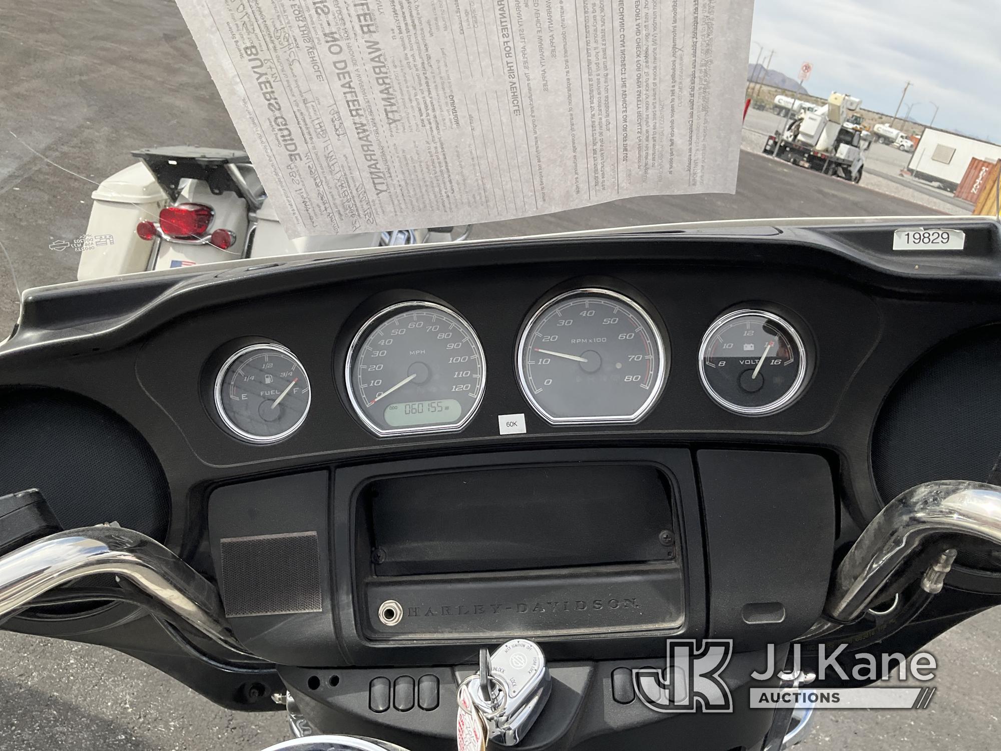 (Las Vegas, NV) 2019 Harley-Davidson FLHTP Police Missing Seat & Mirror Runs & Moves
