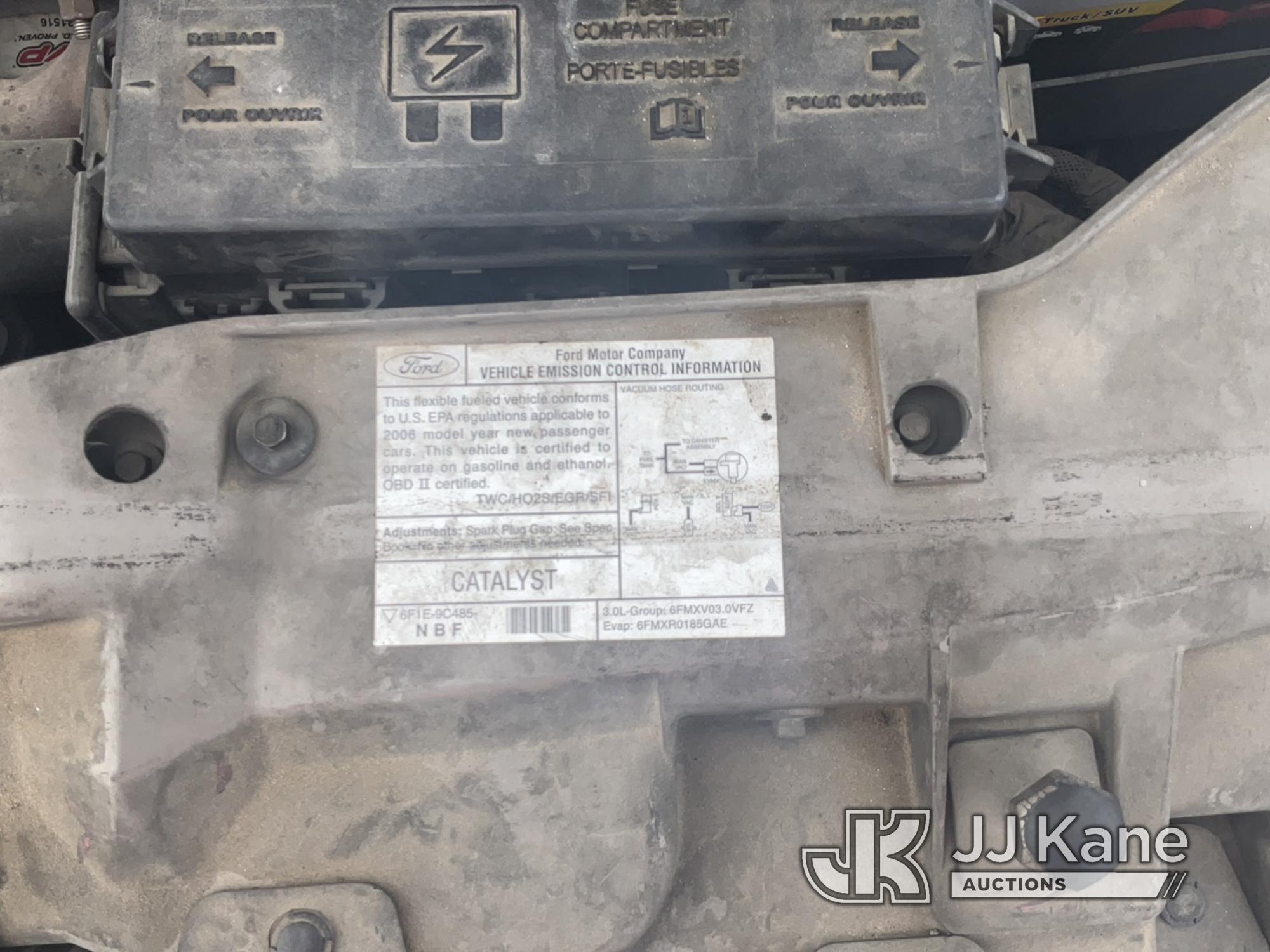 (Las Vegas, NV) 2006 Ford Taurus Faded Paint, Body Damage, Bad Brakes, Engine * Trans Leaks Jump To