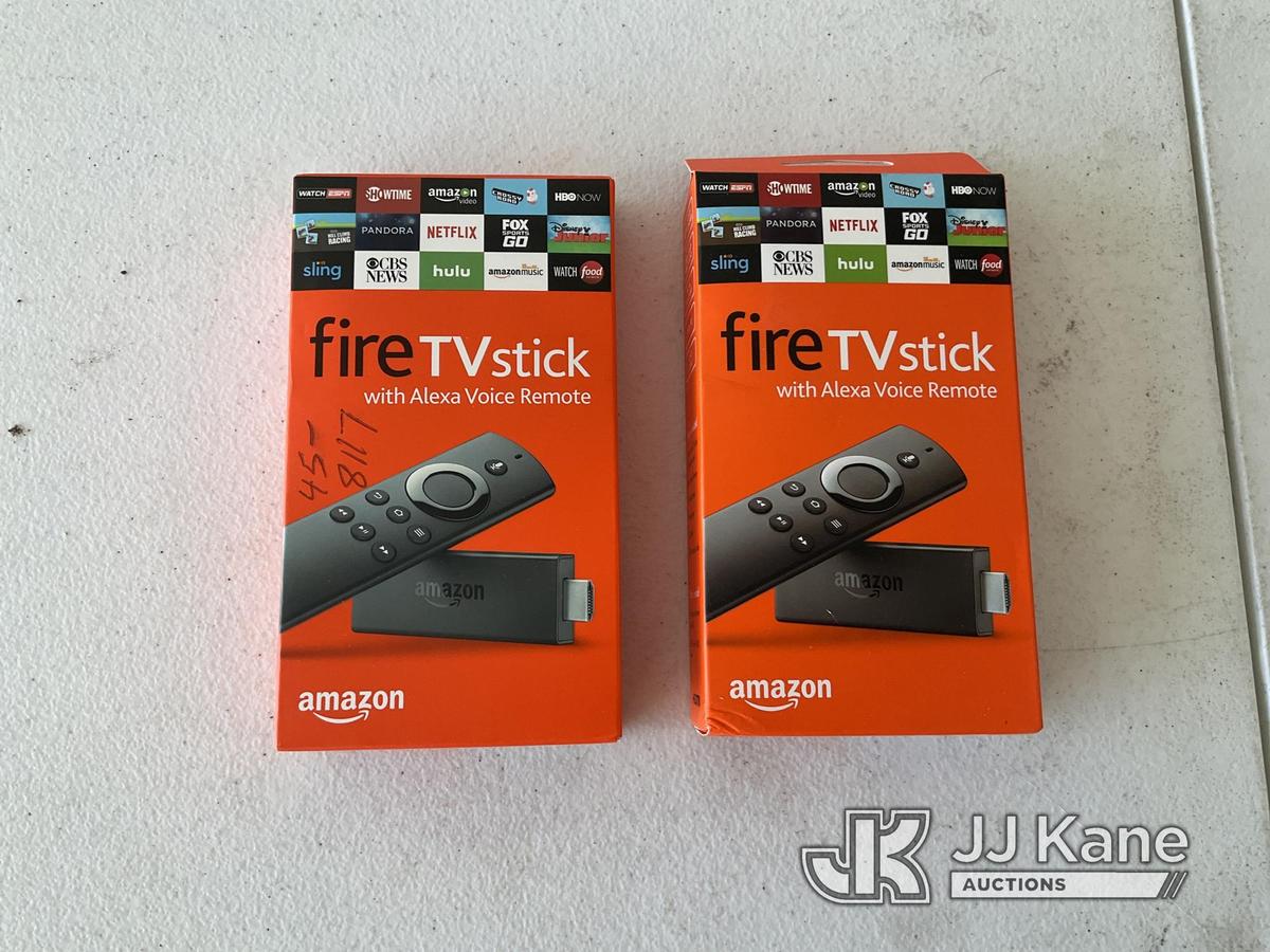 (Las Vegas, NV) (2) Fire TV Sticks Taxable NOTE: This unit is being sold AS IS/WHERE IS via Timed Au