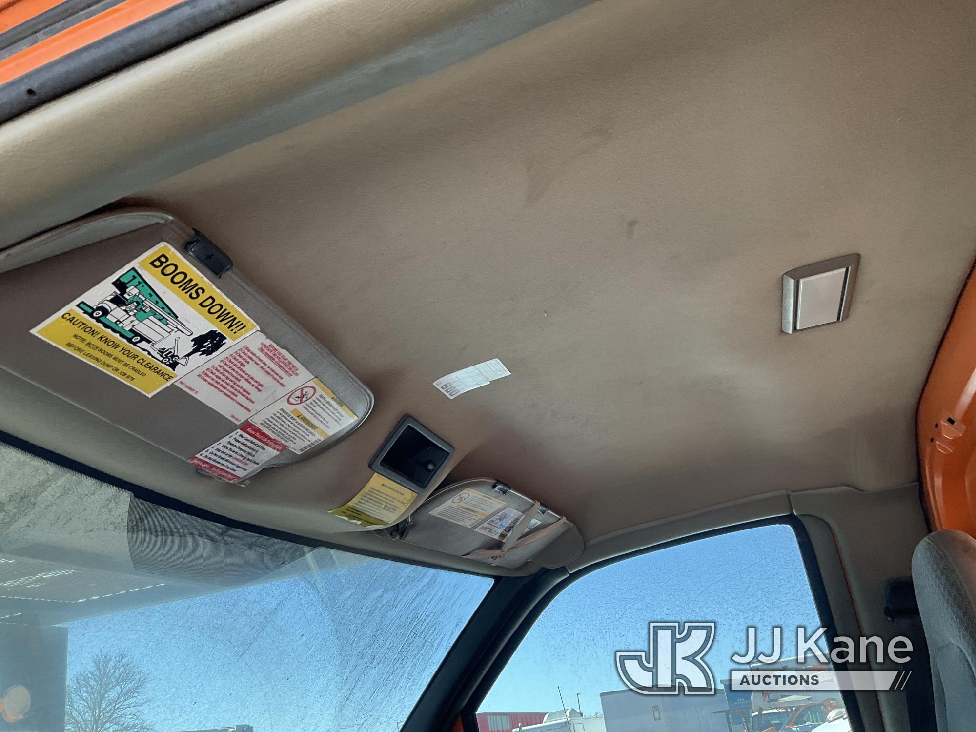 (Kansas City, MO) Altec LRV 55, Over-Center Bucket Truck mounted behind cab on 2006 GMC C7500 Chippe