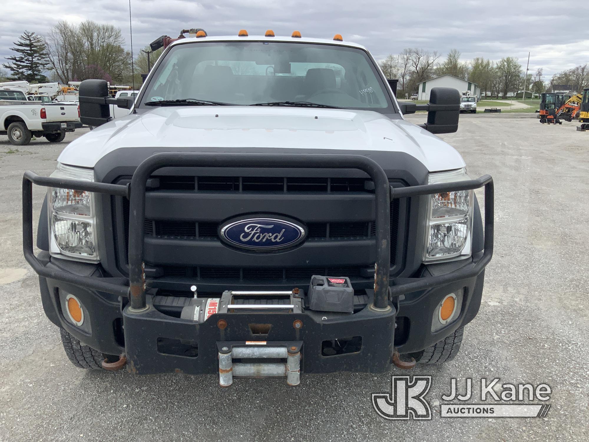 (Hawk Point, MO) 2015 Ford F550 Flatbed Truck Runs & Moves