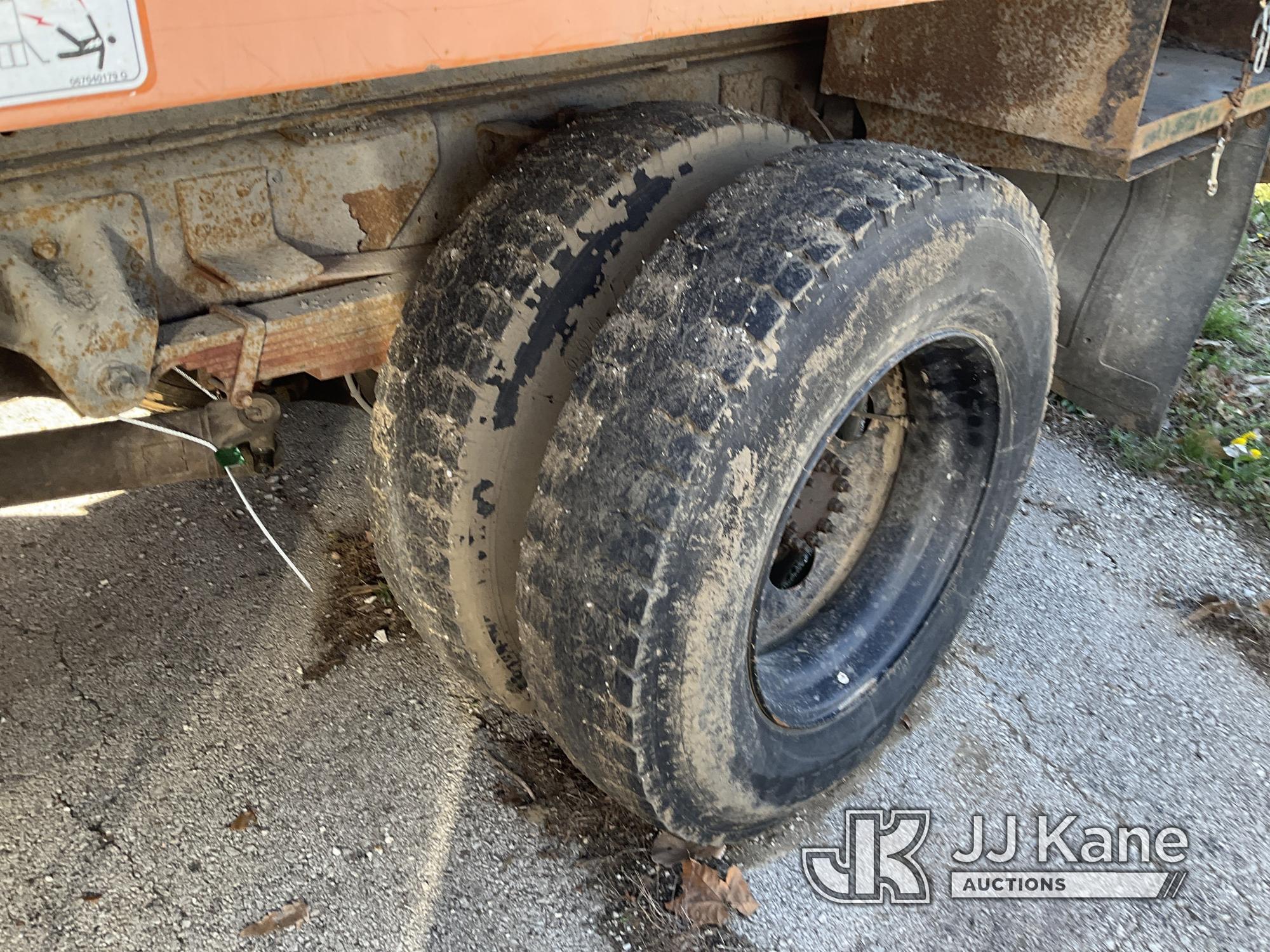 (Kansas City, MO) Altec LRV 55, Over-Center Bucket Truck mounted behind cab on 2006 GMC C7500 Chippe