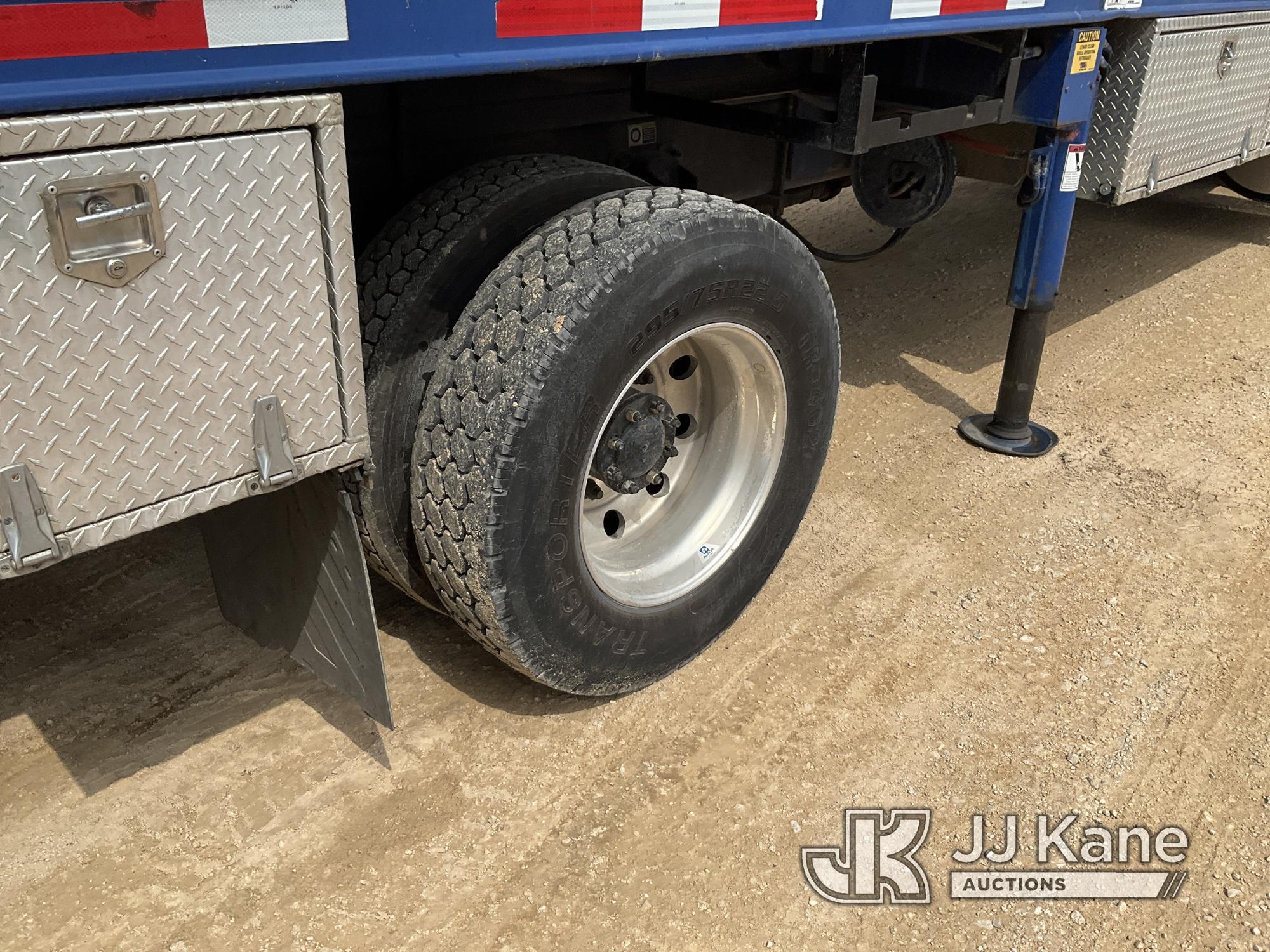 (Houston, TX) Skyhoist RX87, Hydraulic Truck Crane rear mounted on 2019 Kenworth T370 Flatbed Truck