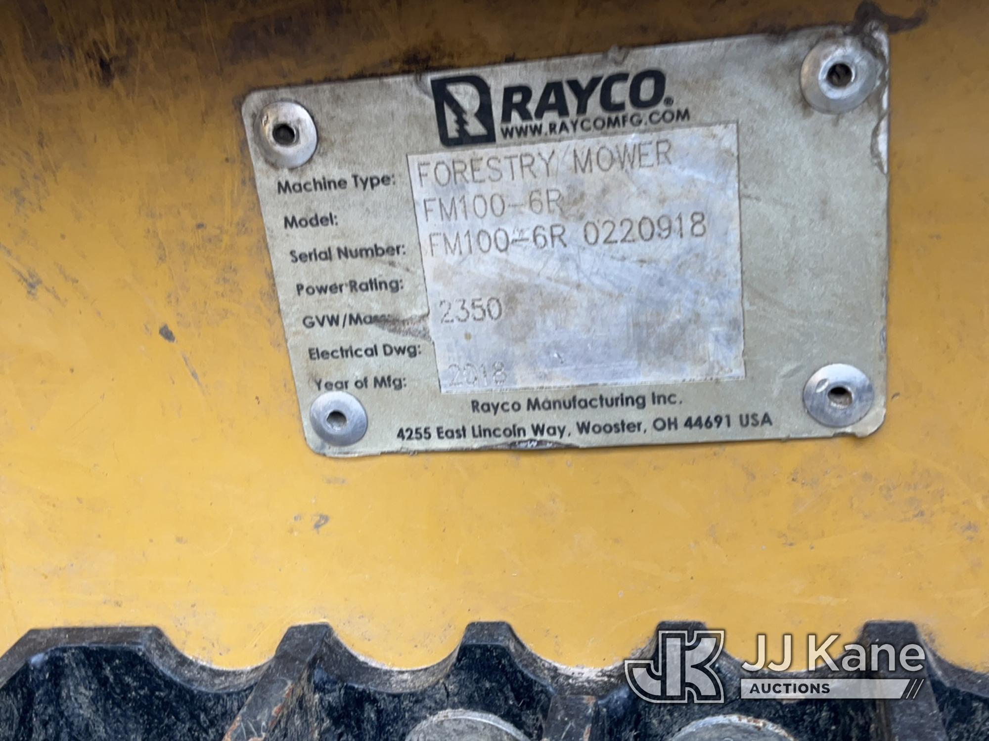 (South Beloit, IL) 2016 RAYCO C100 Crawler Shredder/Mulcher Runs & Moves) (Seller States: Head Has A