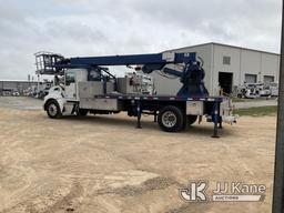 (Houston, TX) Skyhoist RX87, Hydraulic Truck Crane rear mounted on 2019 Kenworth T370 Flatbed Truck