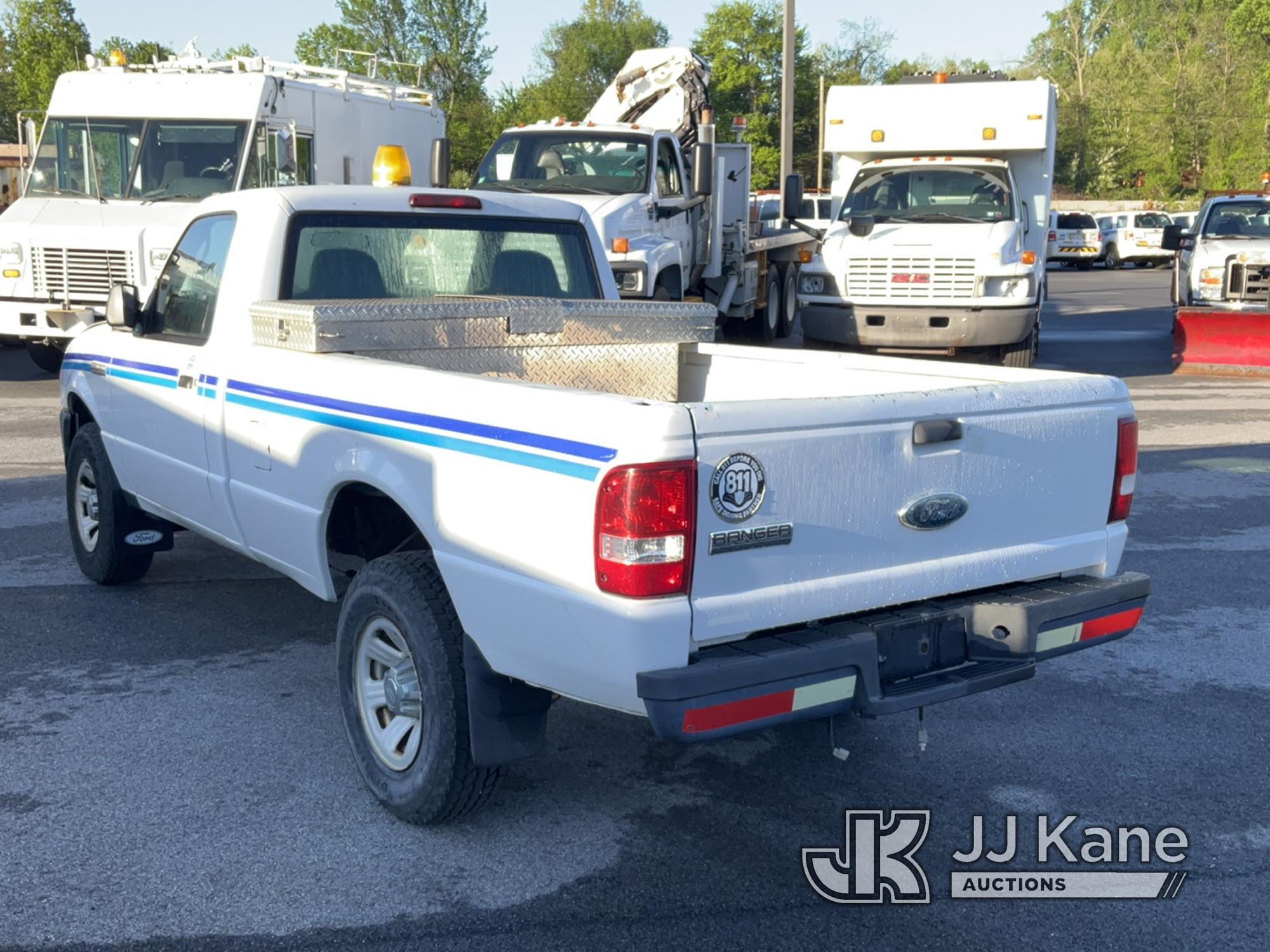 (Chester Springs, PA) 2007 Ford Ranger 4x4 Pickup Truck Runs & Moves, Body & Rust Damage) (Inspectio