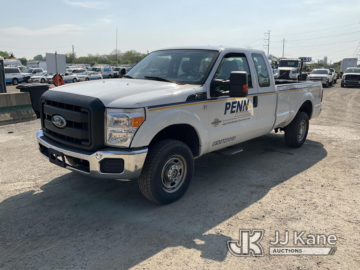 (Plymouth Meeting, PA) 2011 Ford F250 4x4 Extended-Cab Pickup Truck Runs & Moves, Body & Rust Damage