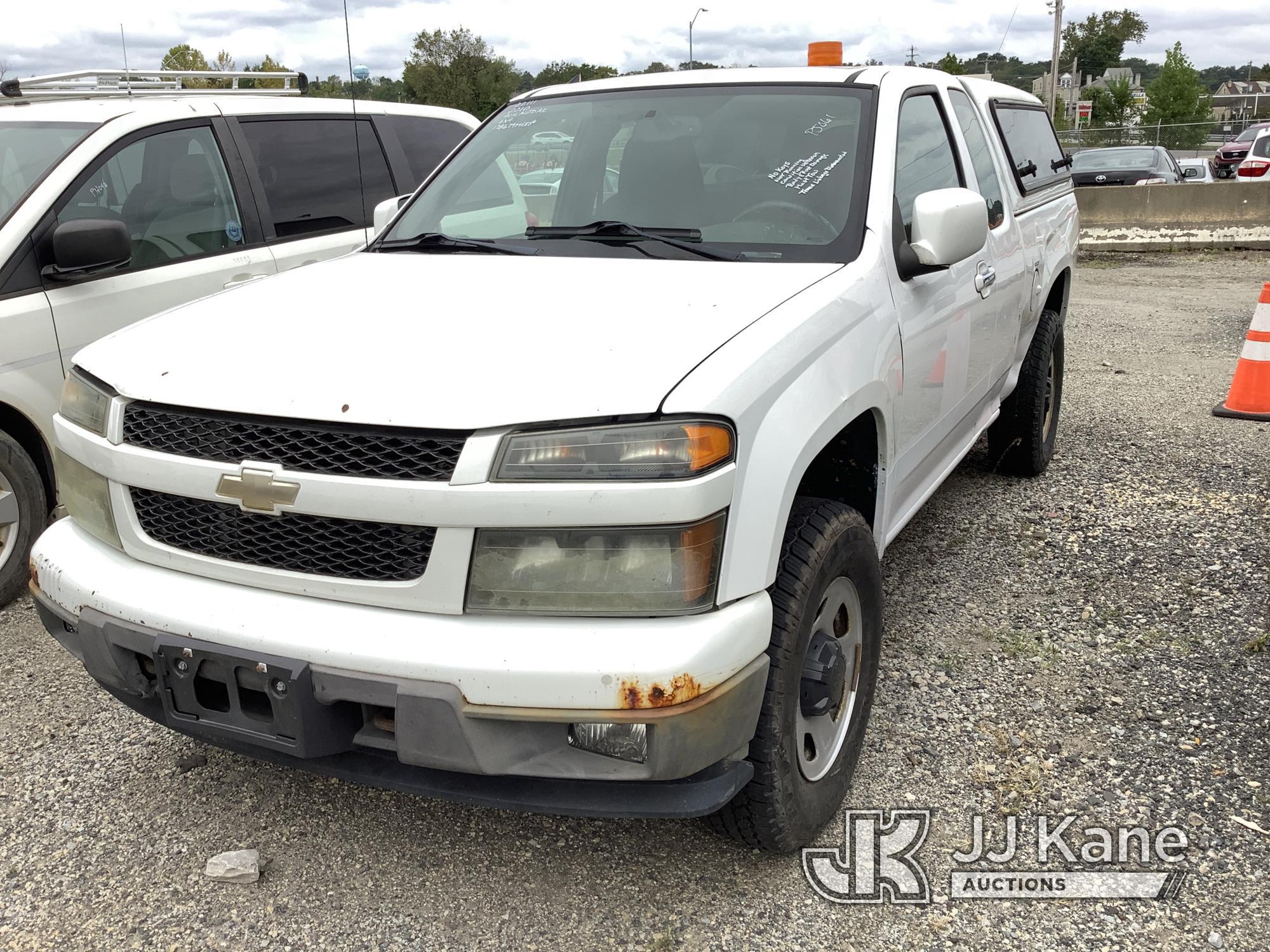 (Plymouth Meeting, PA) 2010 Chevrolet Colorado 4x4 Extended-Cab Pickup Truck No Key, Not Running, Co