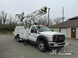 (Fort Wayne, IN) Altec AT40M, Articulating & Telescopic Material Handling Bucket Truck mounted behin