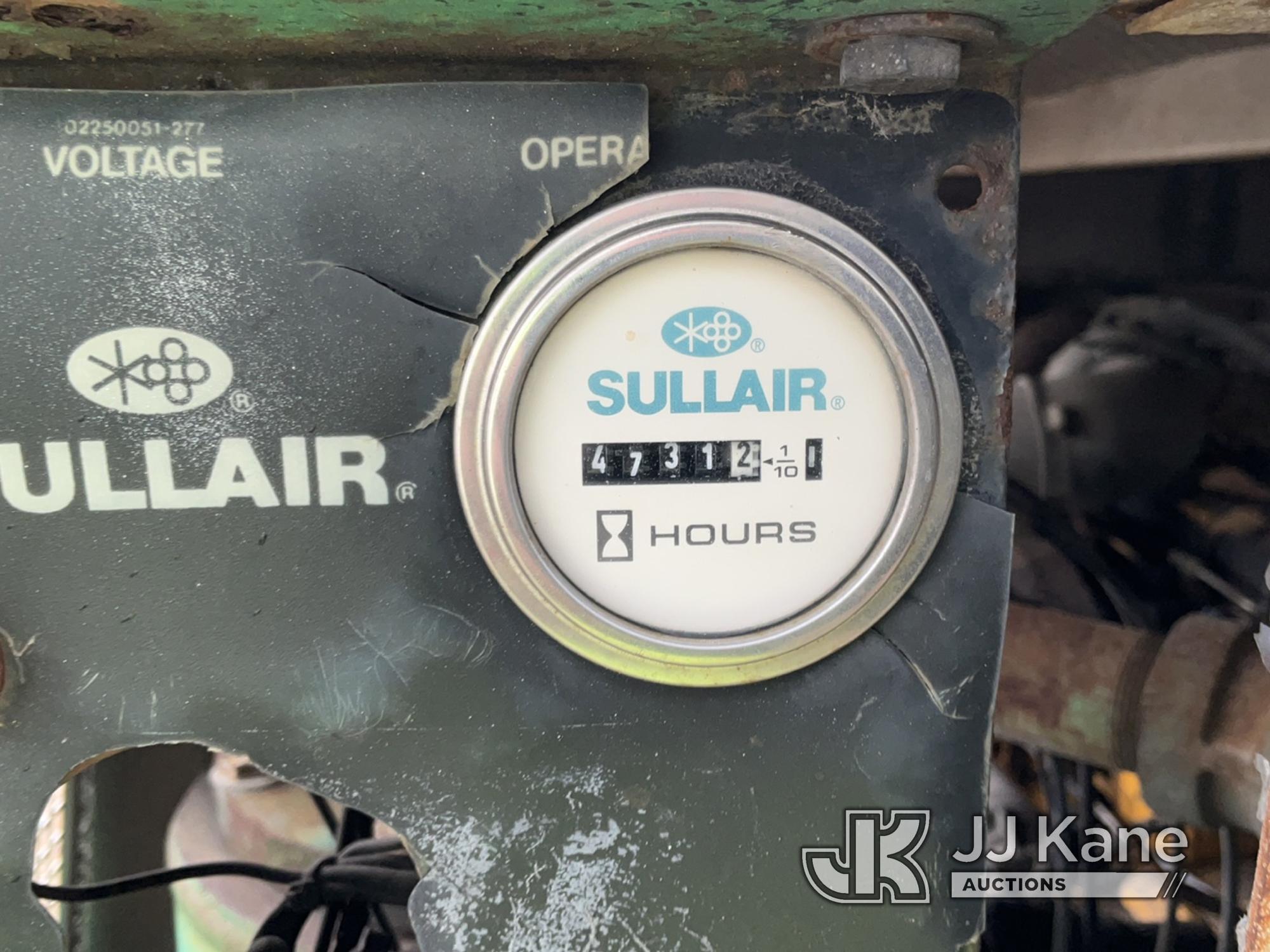 (Charlotte, MI) Sullair Portable Air Compressor No Title, Runs, Makes Air