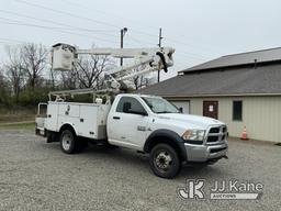 (Fort Wayne, IN) Altec AT37G, Articulating & Telescopic Bucket Truck mounted behind cab on 2016 RAM