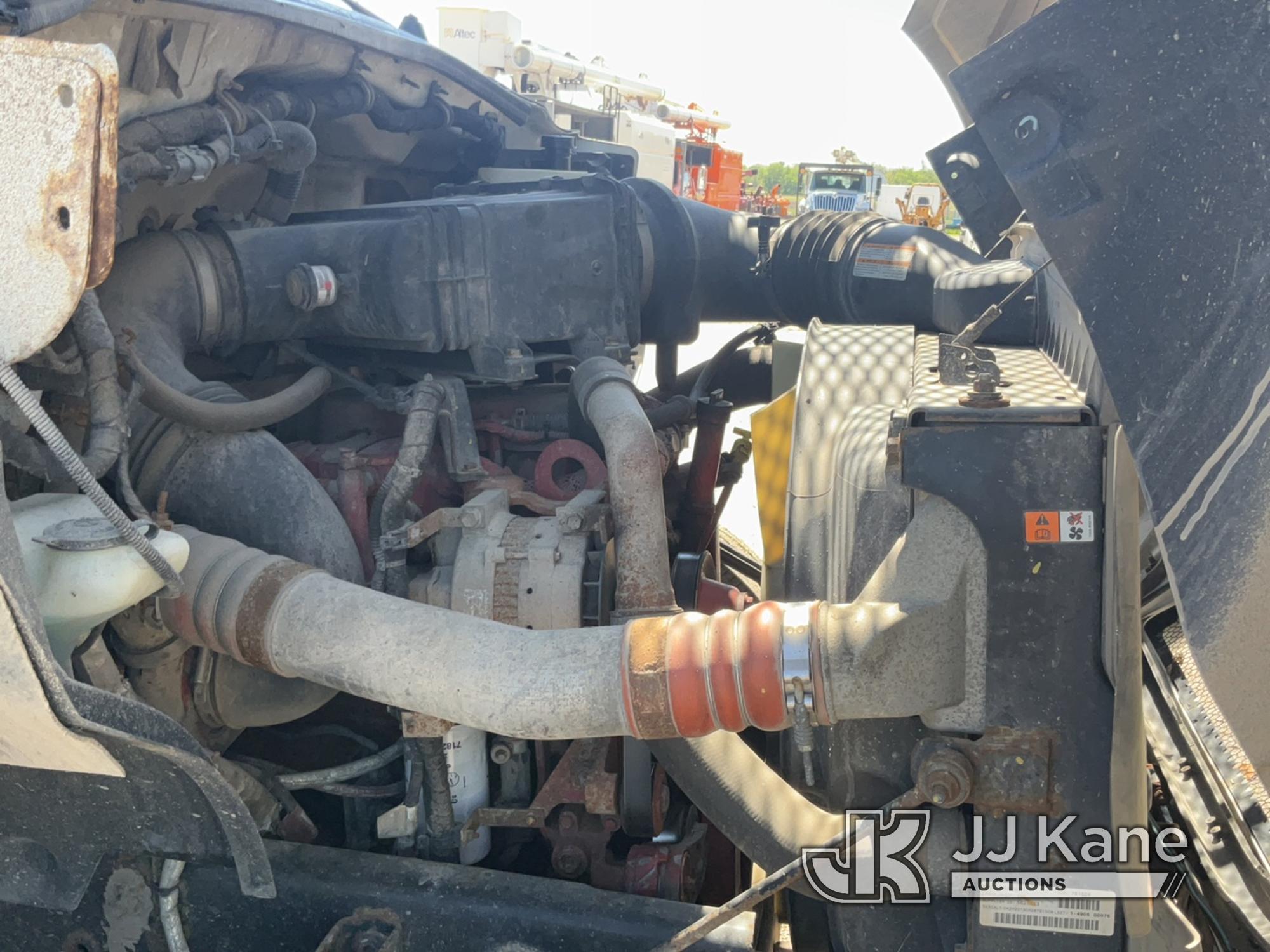 (Charlotte, MI) Altec LR756, Over-Center Bucket Truck mounted behind cab on 2013 Ford F750 Chipper D