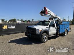 (Charlotte, MI) Terex/Telelect Hi-Ranger LT-40, Articulating & Telescopic Bucket Truck mounted behin