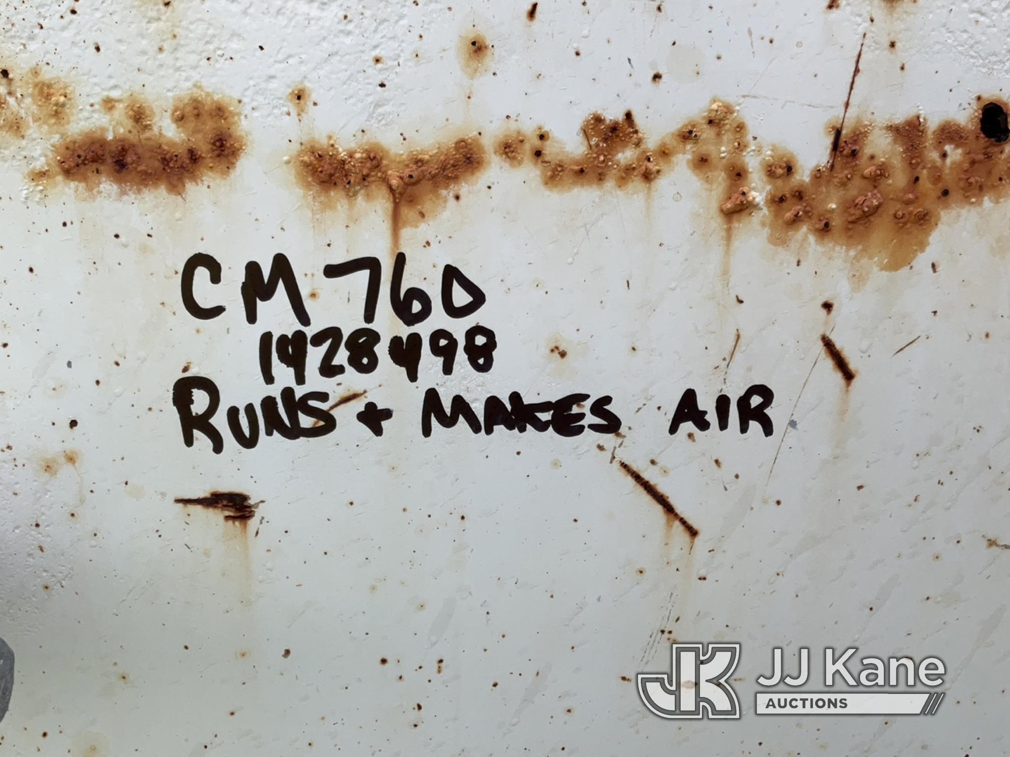 (Charlotte, MI) Sullair Portable Air Compressor No Title, Runs, Makes Air