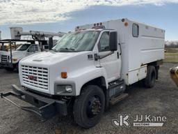 (Ashland, OH) 2006 GMC C6500 Chipper Dump Truck Runs, Moves & Operates) (Body Damage