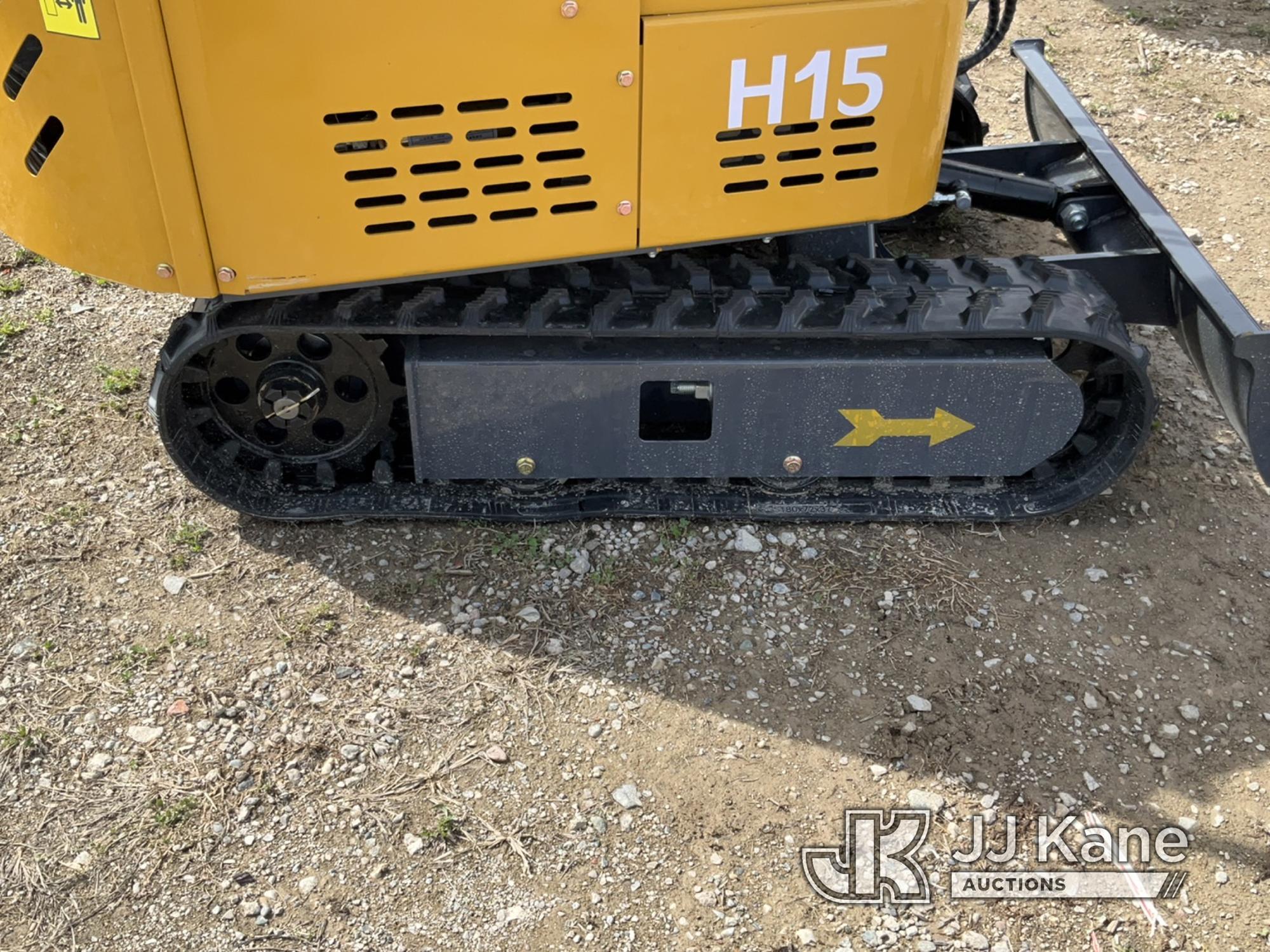 (Charlotte, MI) 2024 AGT H15 Mini Hydraulic Excavator New/Unused