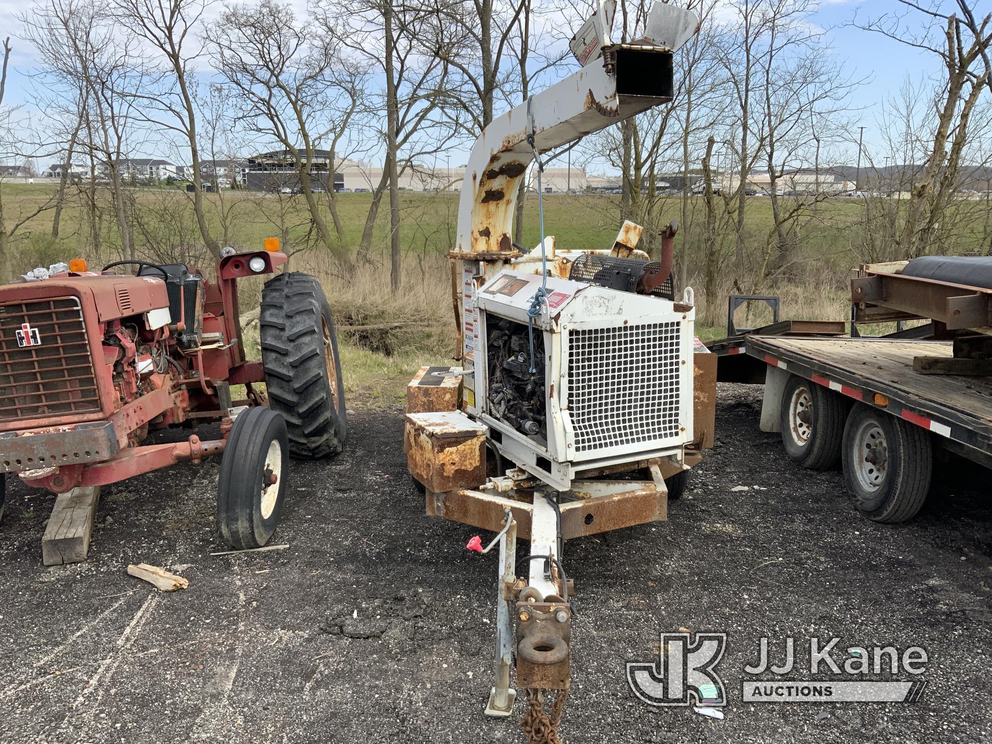 (Ashland, OH) 2016 Morbark M12D Chipper (12in Drum), trailer mtd. NO TITLE) (Not Running, Condition