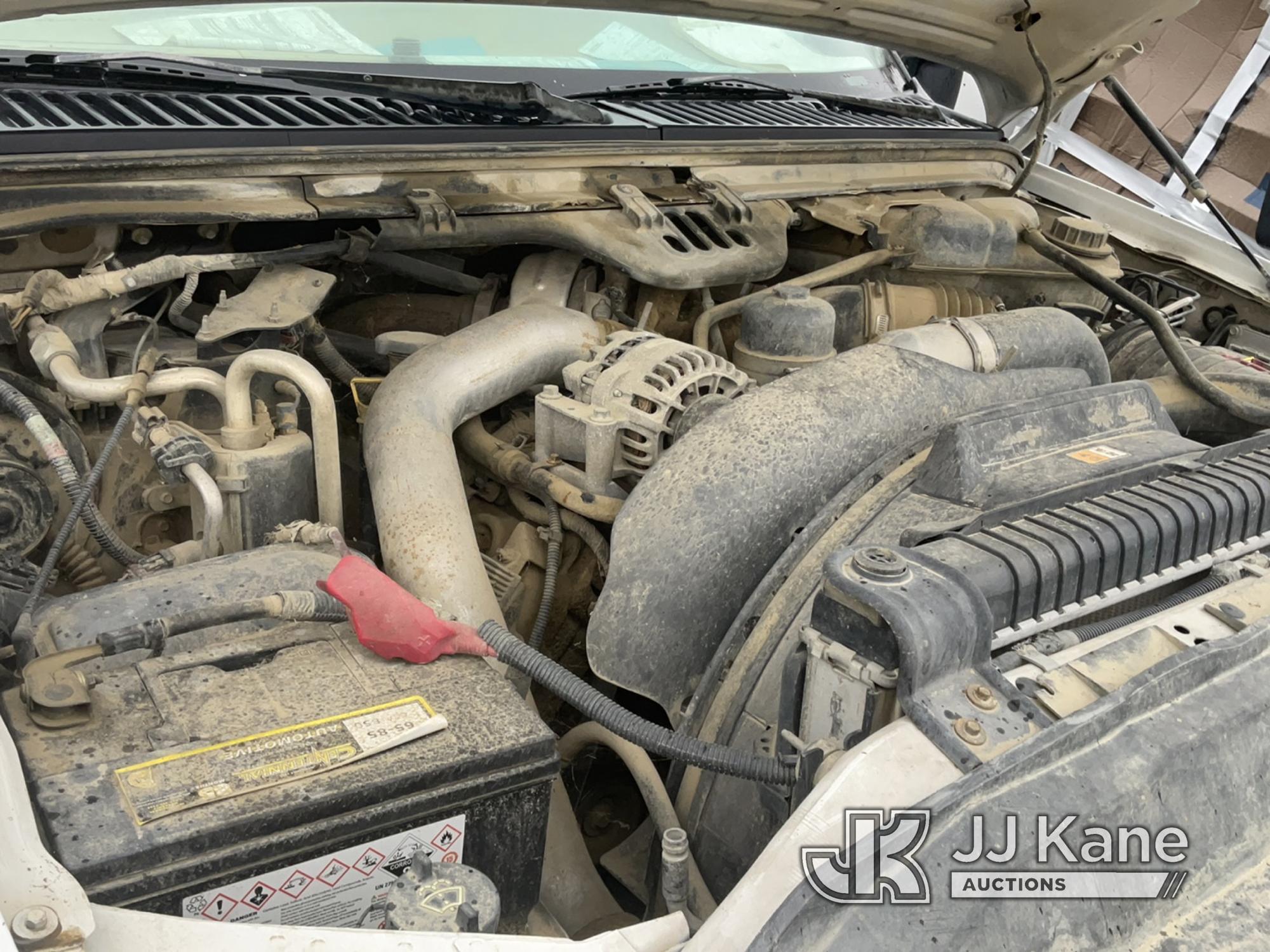 (Jurupa Valley, CA) 2005 Ford F450 Utility Truck Not Running, Engine Will Not Turn Over, Interior St