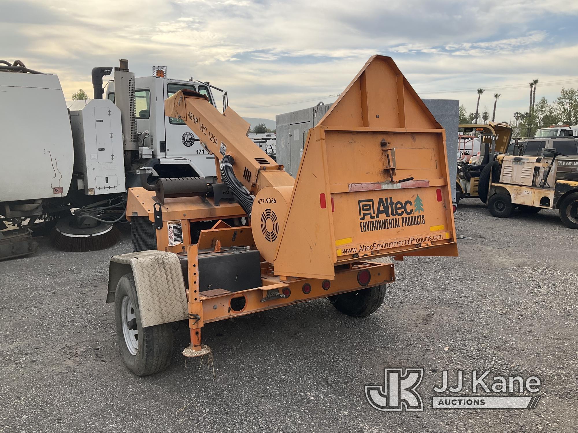 (Jurupa Valley, CA) 2009 Altec WC126A Chipper (12in Drum) No Title. Not Running,