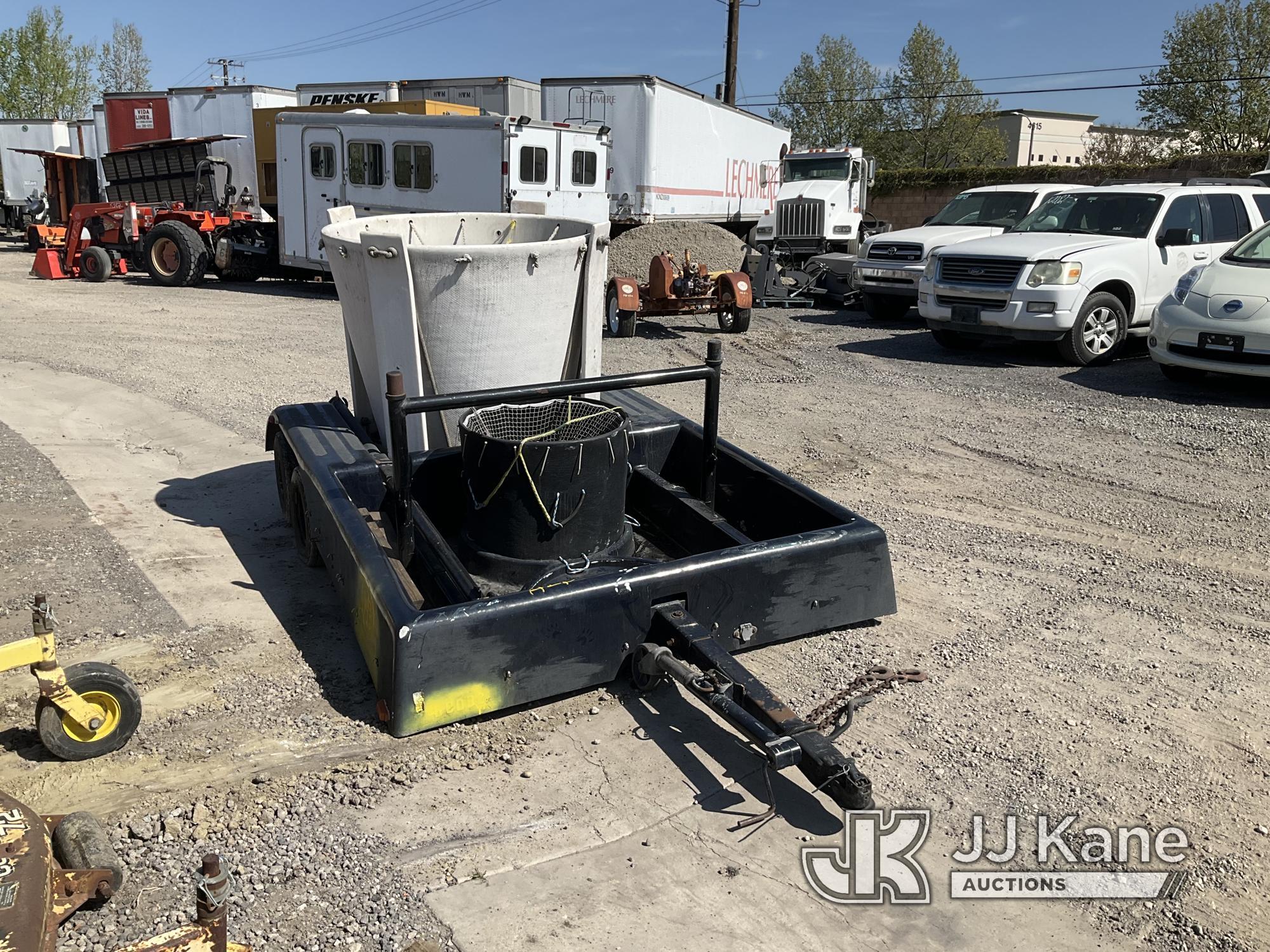 (Jurupa Valley, CA) Utility Trailer Operation Unknown, Missing VIN Plate, Bill of Sale Only