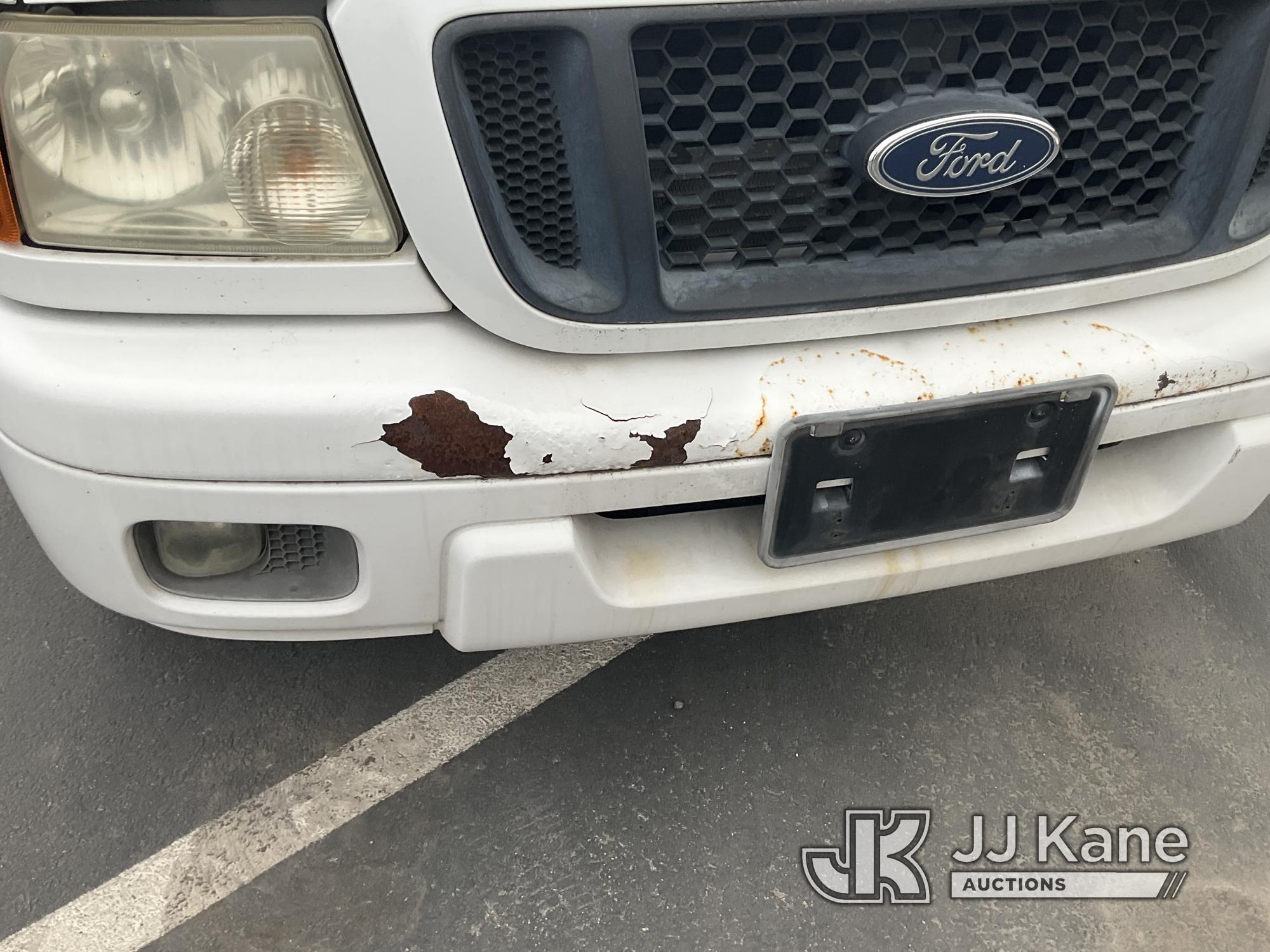 (Jurupa Valley, CA) 2005 Ford Ranger Extended-Cab Pickup Truck Runs Rough & Moves, Rust Damage