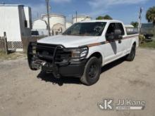 2018 Ford F150 Extended-Cab Pickup Truck Runs & Moves) (Right Mirror Broken, Winch Cable missing