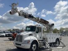 (Verona, KY) Altec DC47-TR, Digger Derrick rear mounted on 2017 Kenworth T300 Utility Truck Runs, Mo