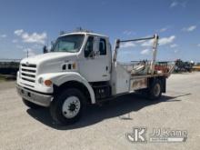 (Hawk Point, MO) 2000 Sterling L7500 T/A Dual Reel Loader/Flatbed Truck Runs, Moves & Operates) (Rus