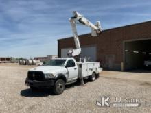 (Fulton, MO) Altec AT41-MH, Articulating & Telescopic Material Handling Bucket Truck mounted behind