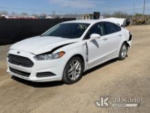 (Charlotte, MI) 2016 Ford Fusion 4-Door Sedan Runs, Moves, Wrecked, Check Engine Light, Runs Rough,