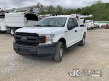 (Smock, PA) 2018 Ford F150 4x4 Extended-Cab Pickup Truck Runs & Moves, Broken Driver Side Mirror, Ru