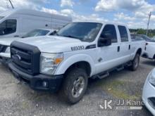 2015 Ford F250 4x4 Crew-Cab Pickup Truck Bad Engine, Runs & Moves, Check Engine Light On, Body & Rus